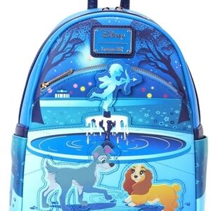 Disney Loungefly Lady and the Tramp 7oth Anniversery Backpack
